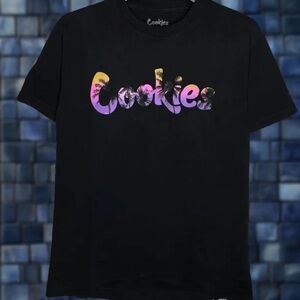 NWT!! Cookies Black Graphic T-Shirt